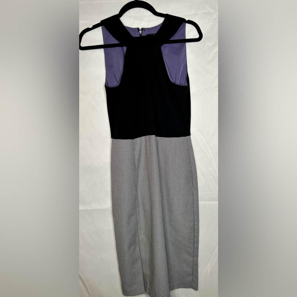 White House Black Market black and white dress.